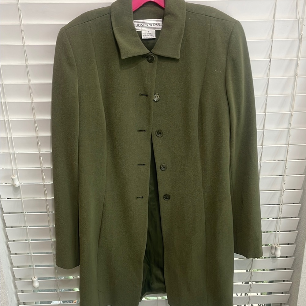 Vintage Jones New York Women’s Green Coat